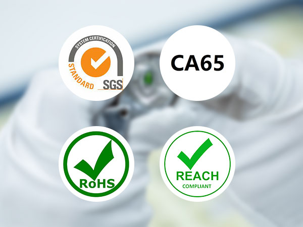 certificates of our silver jewelry